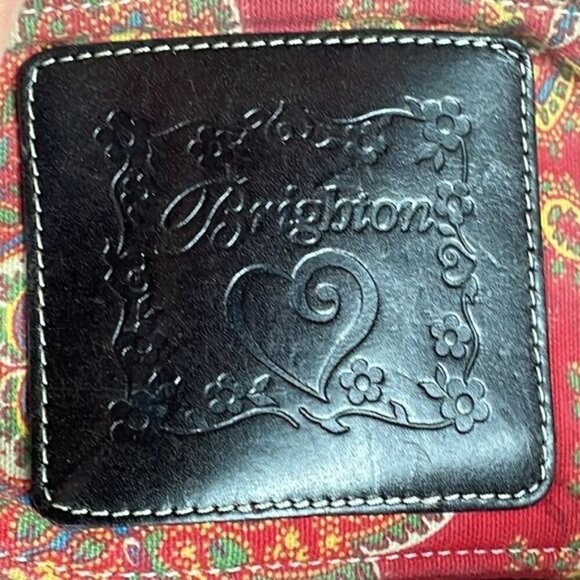 Brighton Straw Raffia Woven Handbag Brown Croc Double Strap Tote Shopper Tan - Picture 16 of 16